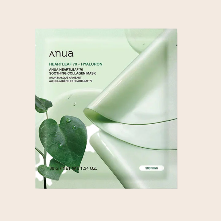 Anua Masque Collagène Apaisant Heartleaf 70 + Hyaluron