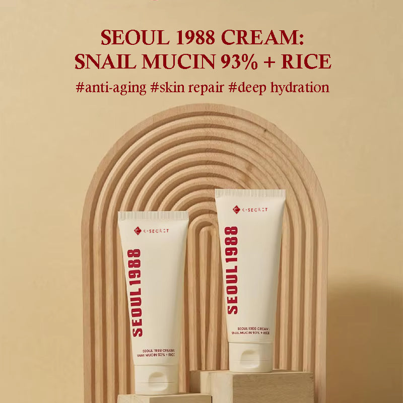 K-SECRET – SEOUL 1988 Snail Mucin Face Cream 100ml