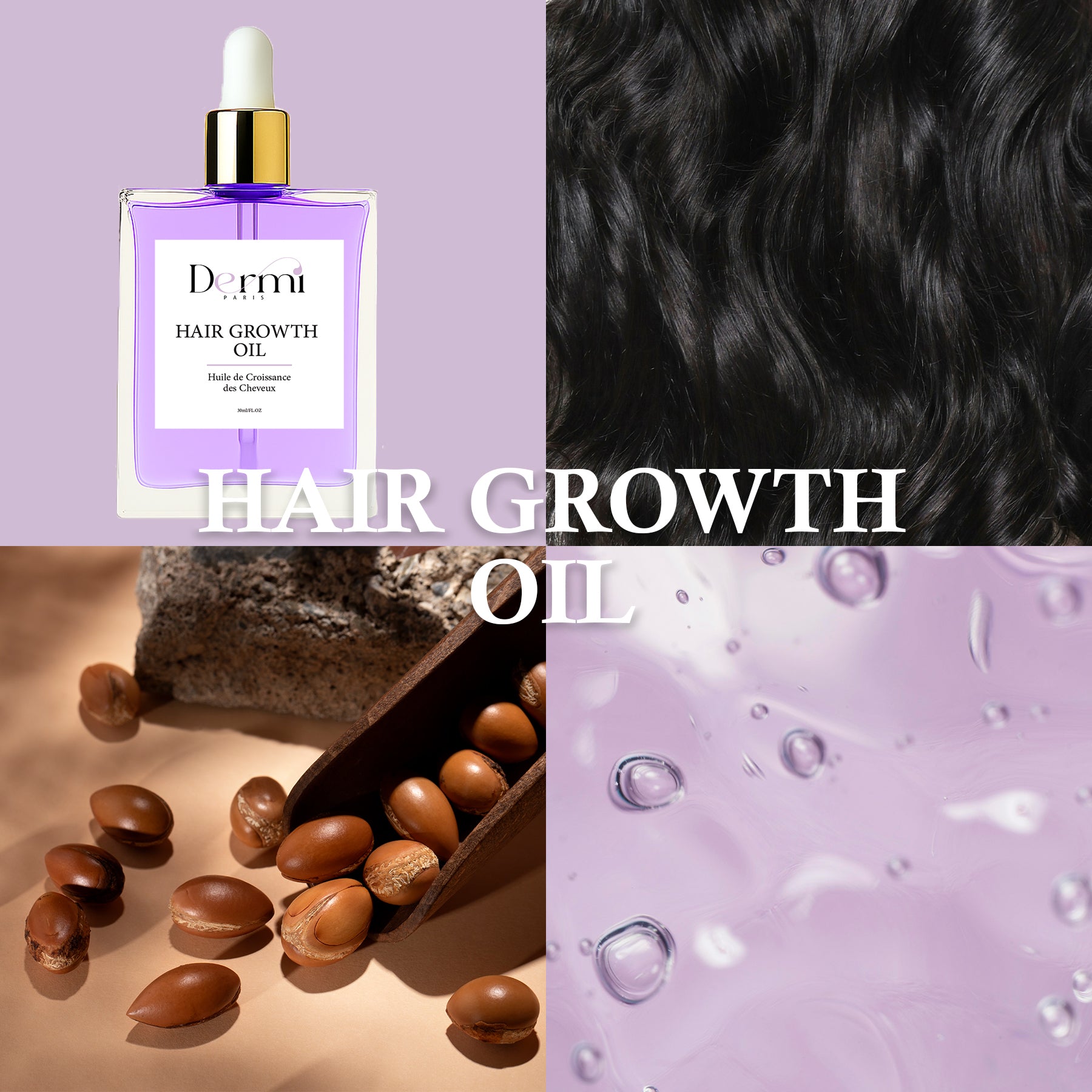 DERMI PASSION FRUIT HAIR OIL