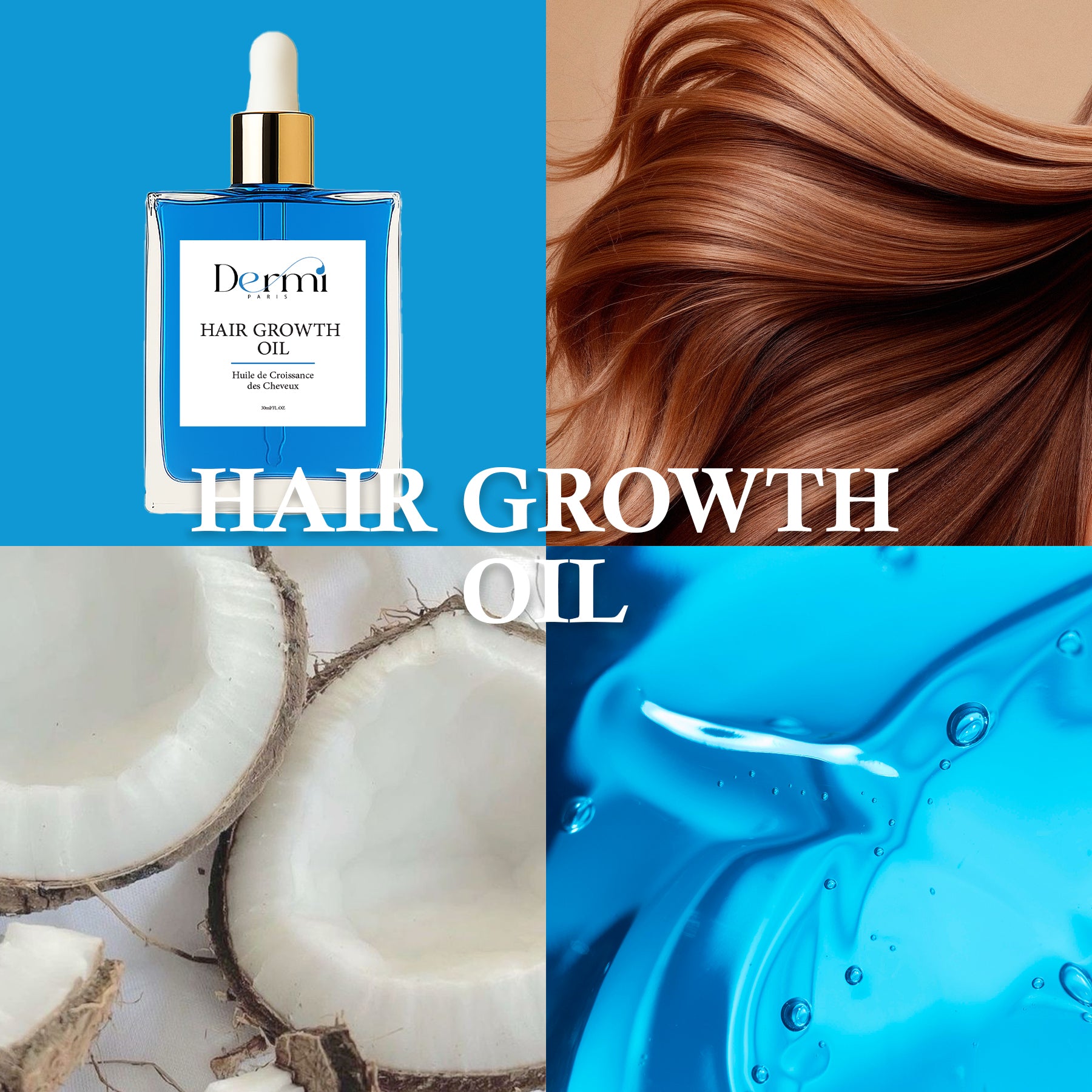 DERMI BLUEBERRY HAIR OIL