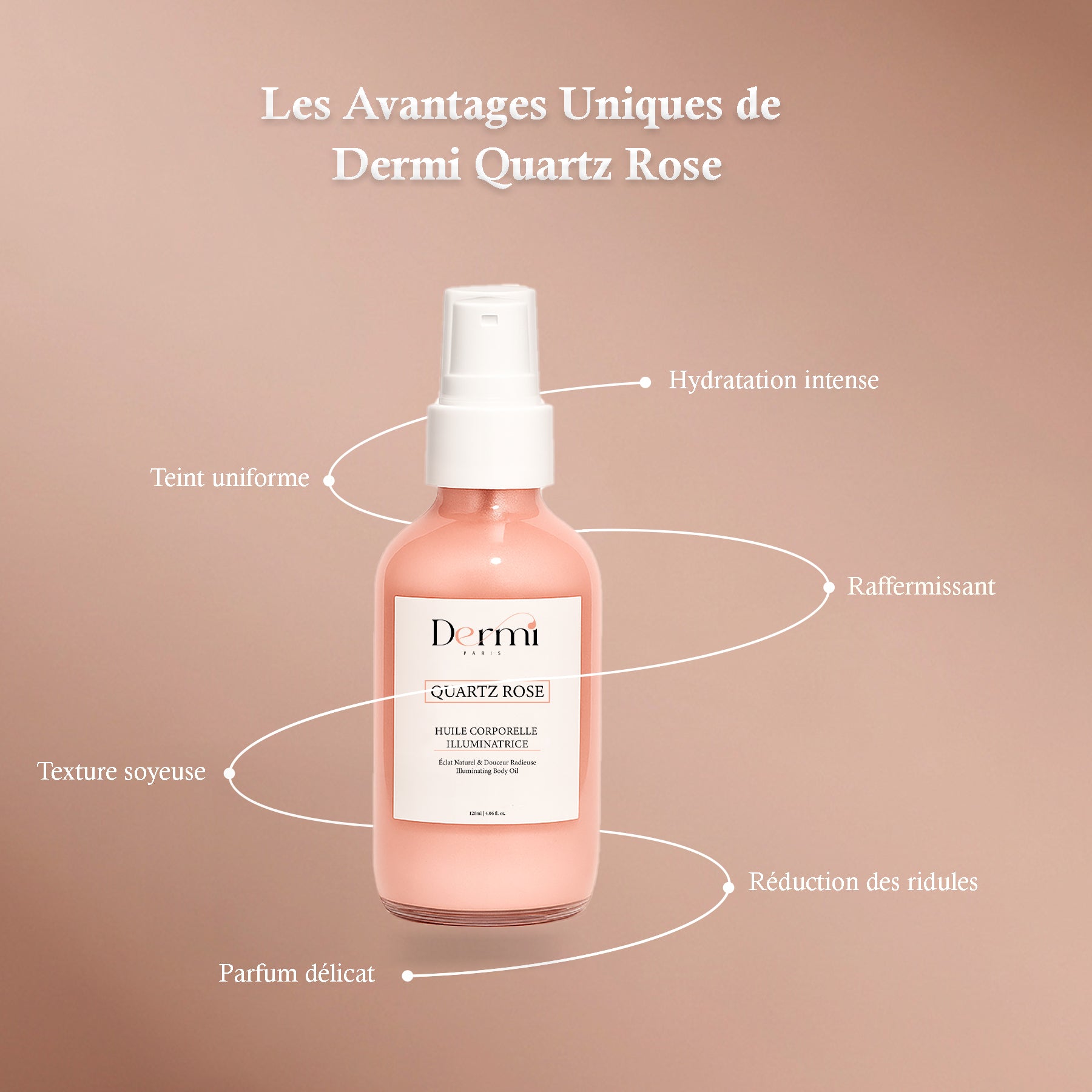 DERMI QUARTZ ROSE