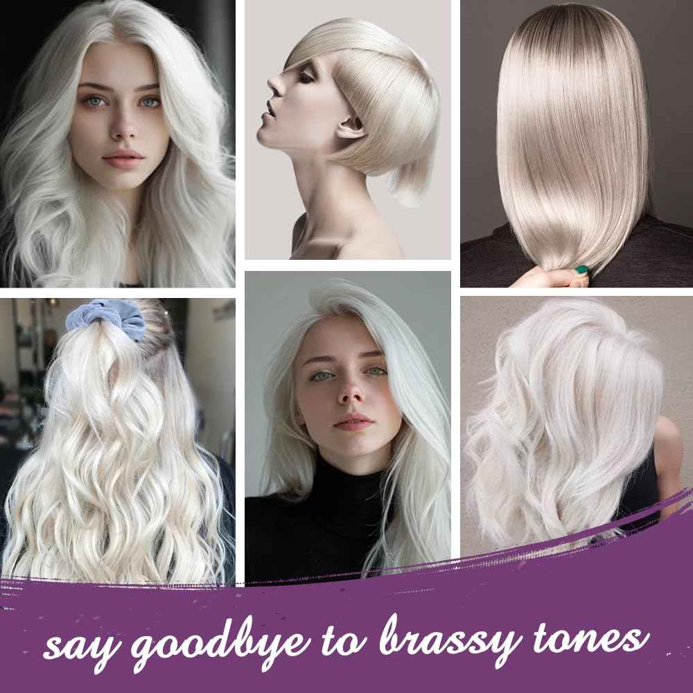 Masque capillaire violet Karseell – Neutralisation des reflets jaunes