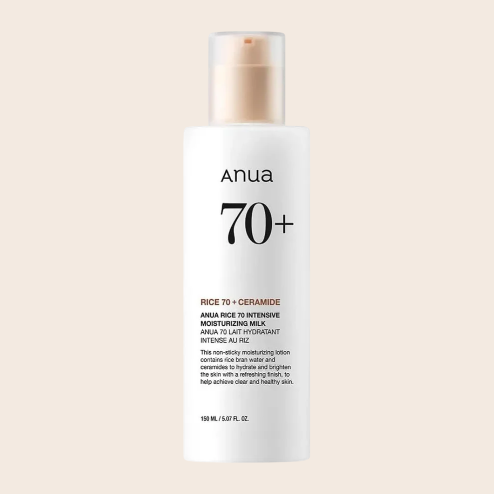 Anua - Rice 70+ Ceramide Lait Hydratant Intensif