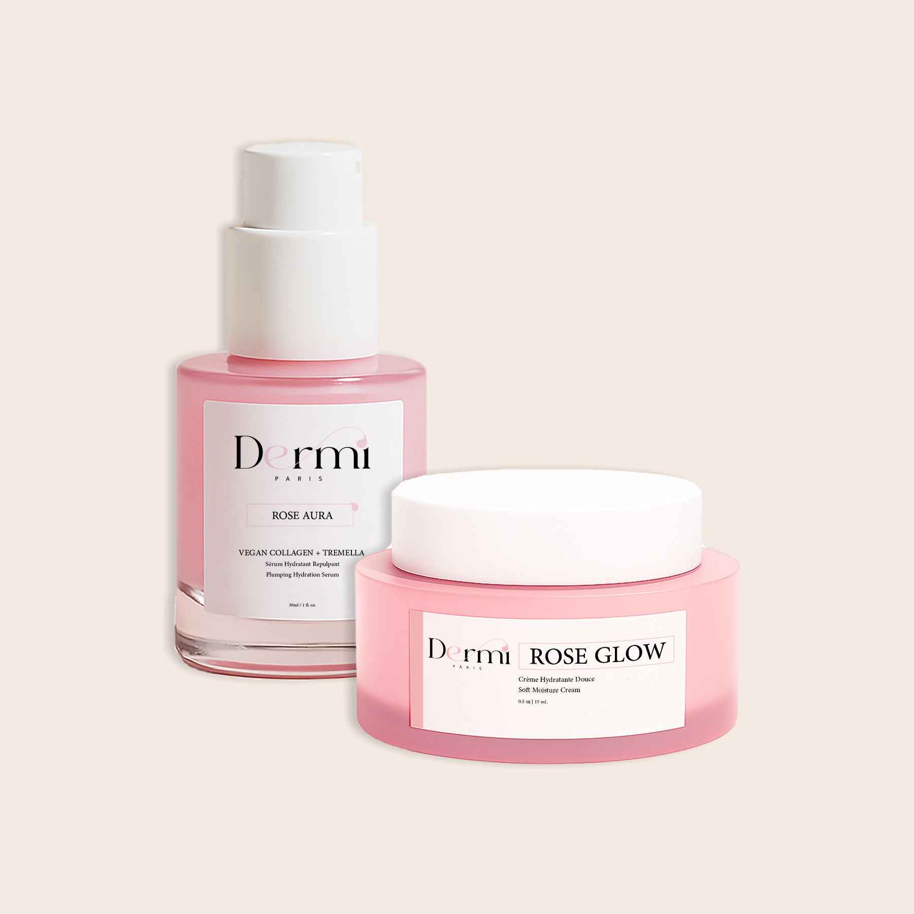 DERMI ROSE AURA + DERMI ROSE GLOW SET