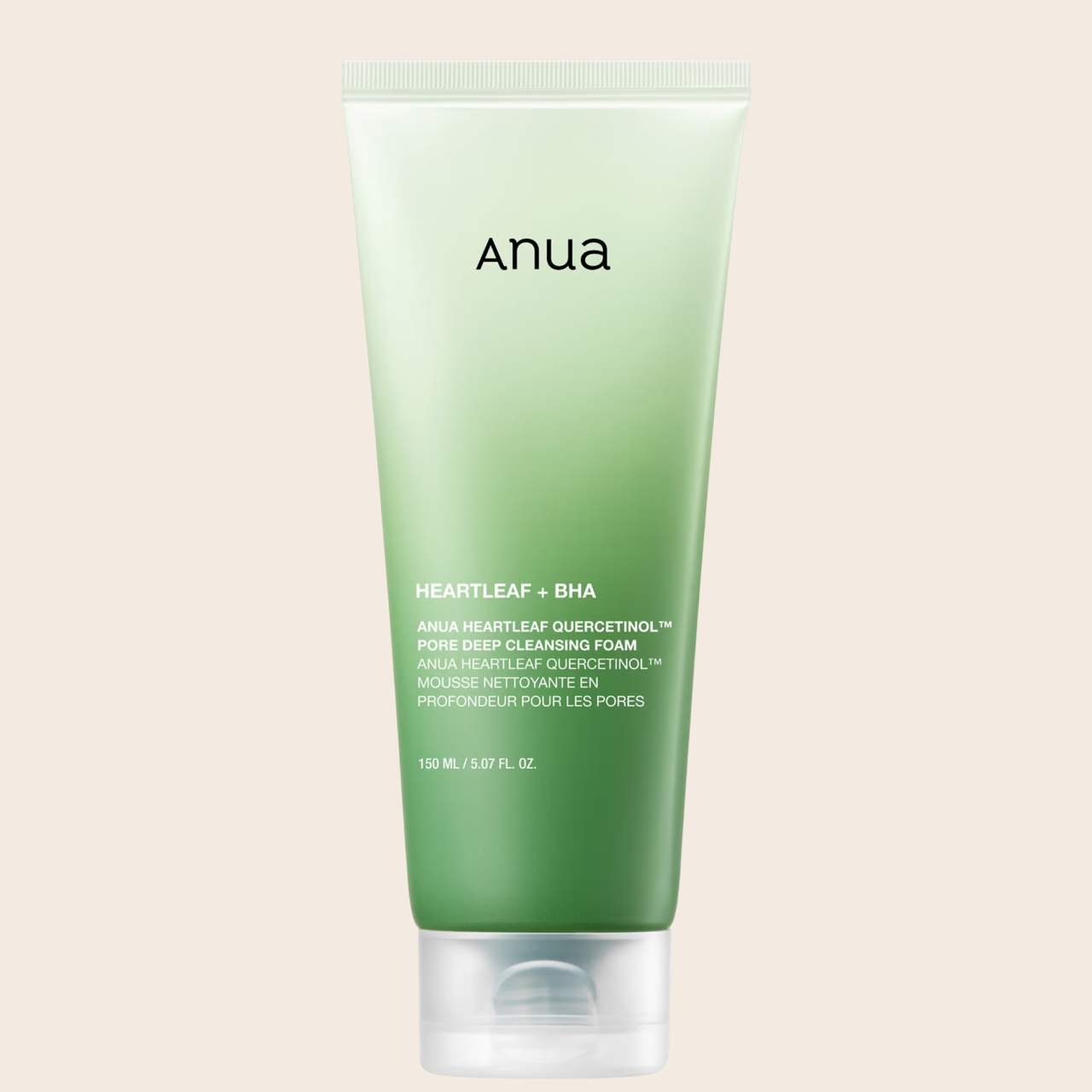 Anua – Mousse nettoyante profonde au Heartleaf + BHA