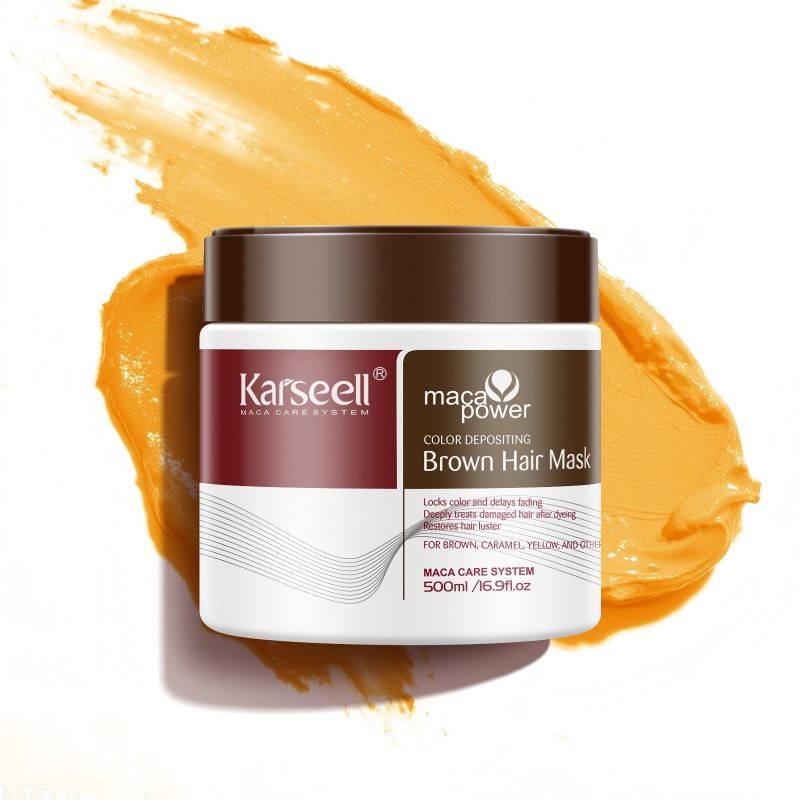 Masque Colorant Marron Karseell - Soin Pigmentant