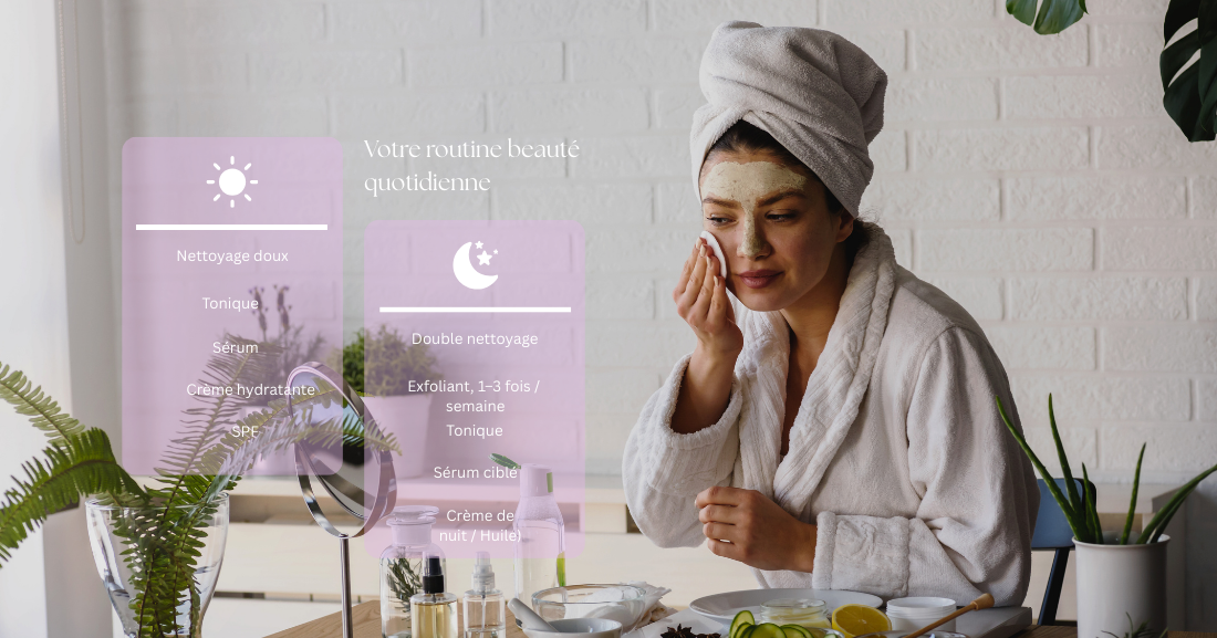 routine de soin visage