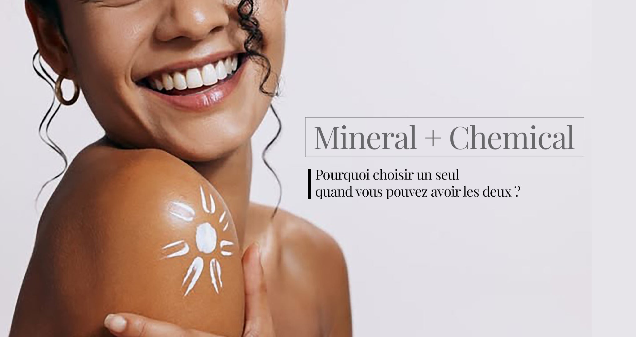 écran solaire hybride SPF