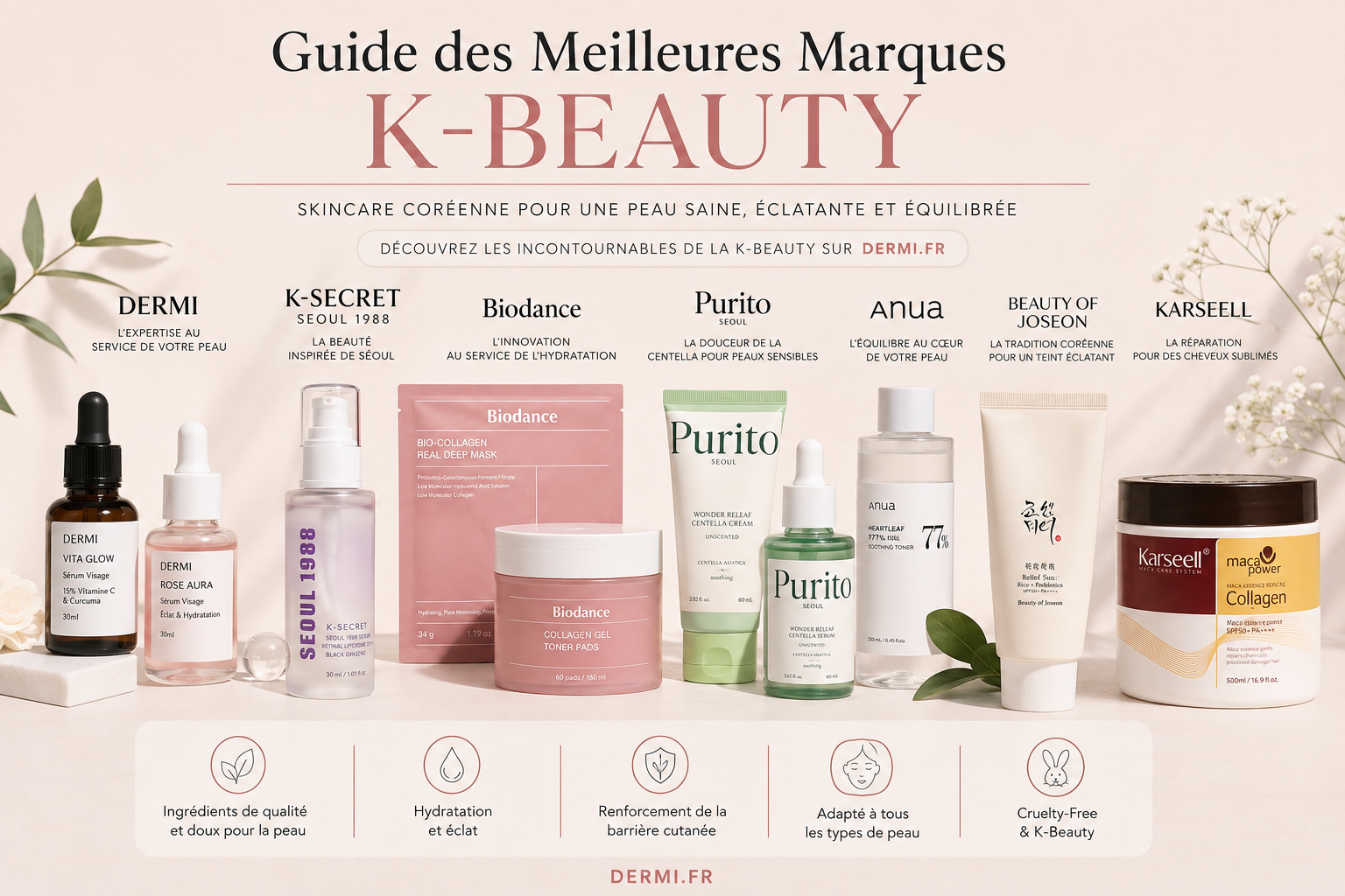 Guide des Meilleures Marques K-Beauty et Skincare Coréenne
