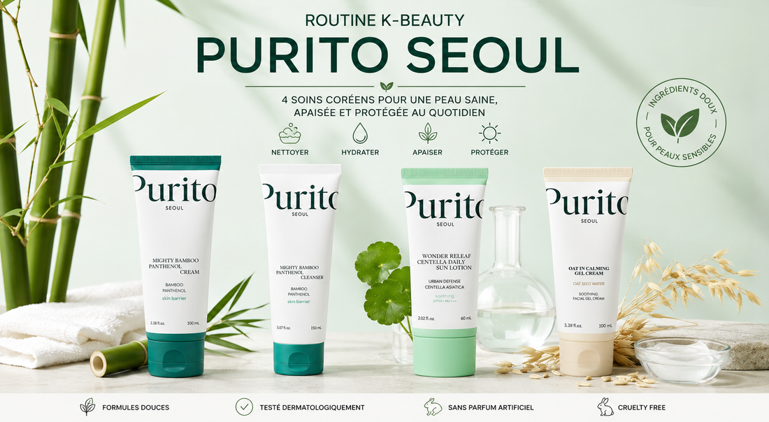 Les 4 soins PURITO SEOUL à découvrir pour une routine K-Beauty douce et efficace