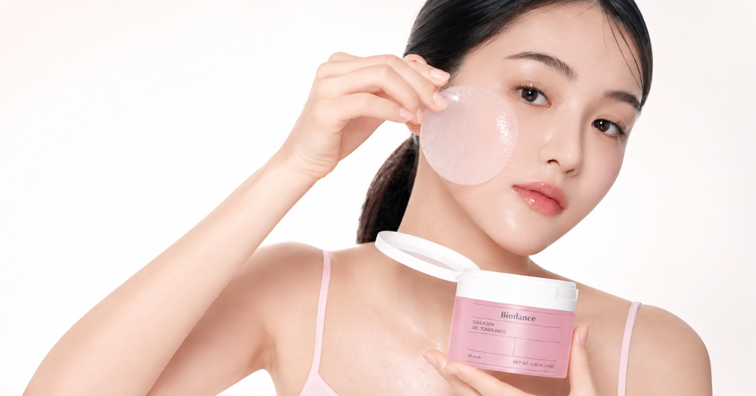 Biodance Collagen Gel Toner Pads pour une peau plus lisse et hydratée
