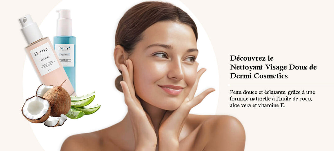 Découvrez le Nettoyant Visage Doux de Dermi Cosmetics