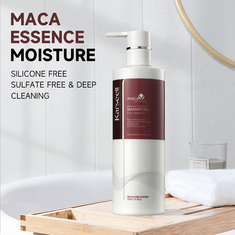 Shampoing Réparateur Intense à l'Huile d'Argan Karseell pour Cheveux Abîmés