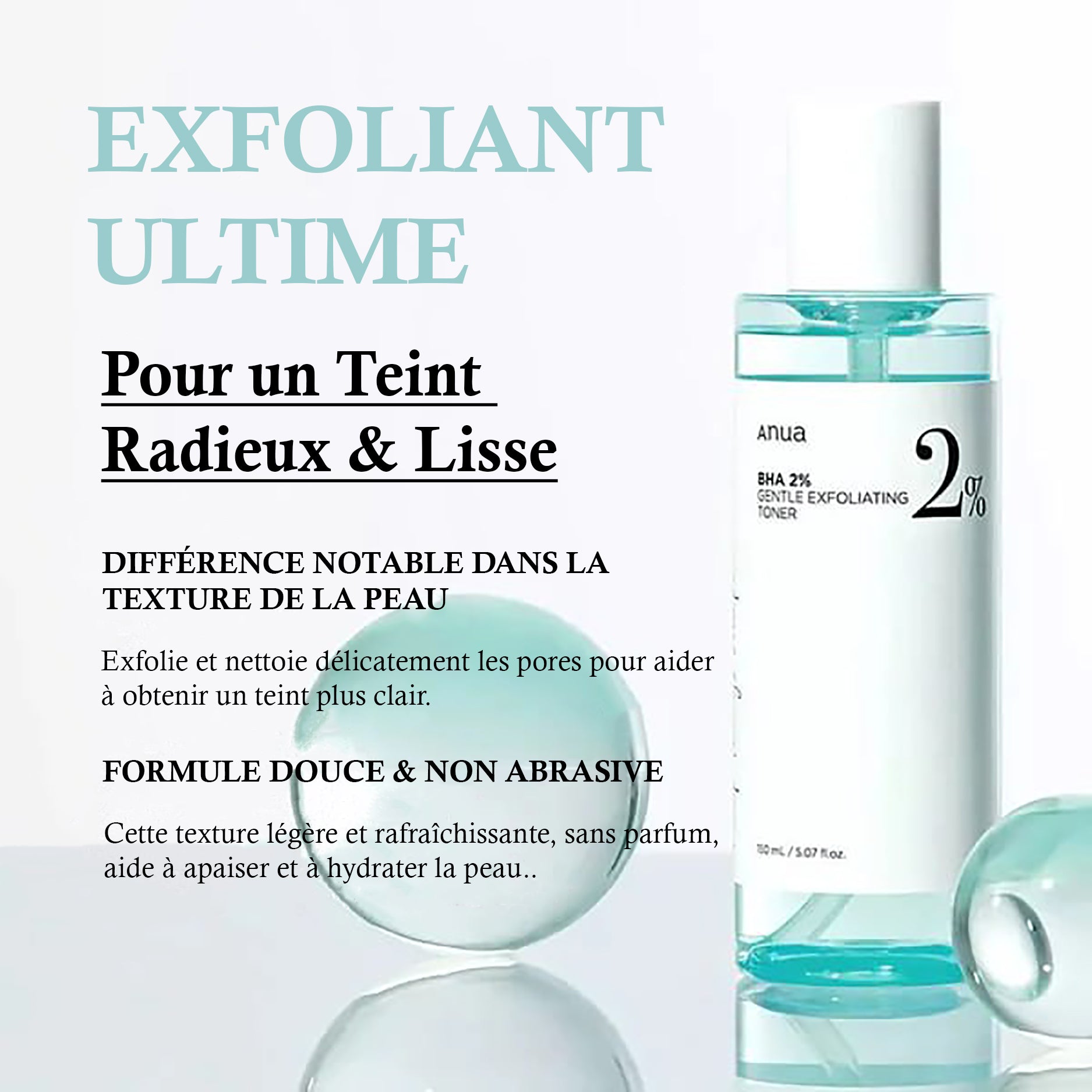 Anua – Tonique Exfoliant Doux BHA 2%