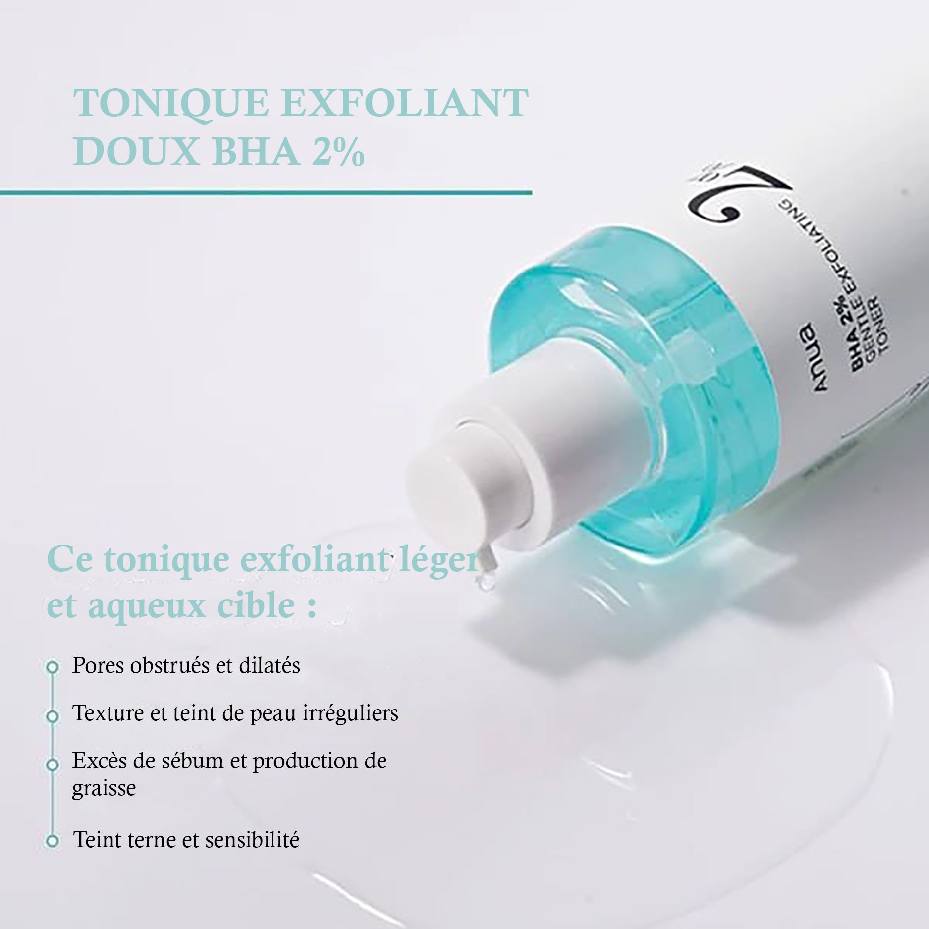 Anua – Tonique Exfoliant Doux BHA 2%
