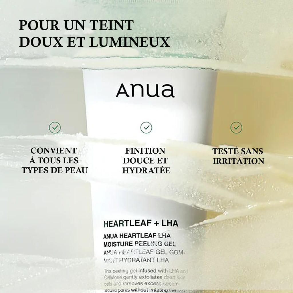 Anua - Gel Exfoliant Hydratant Heartleaf LHA - 120ml