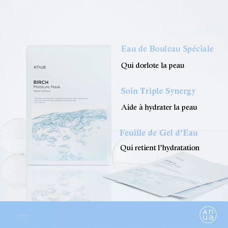 Anua Masque Hydratant au Bouleau