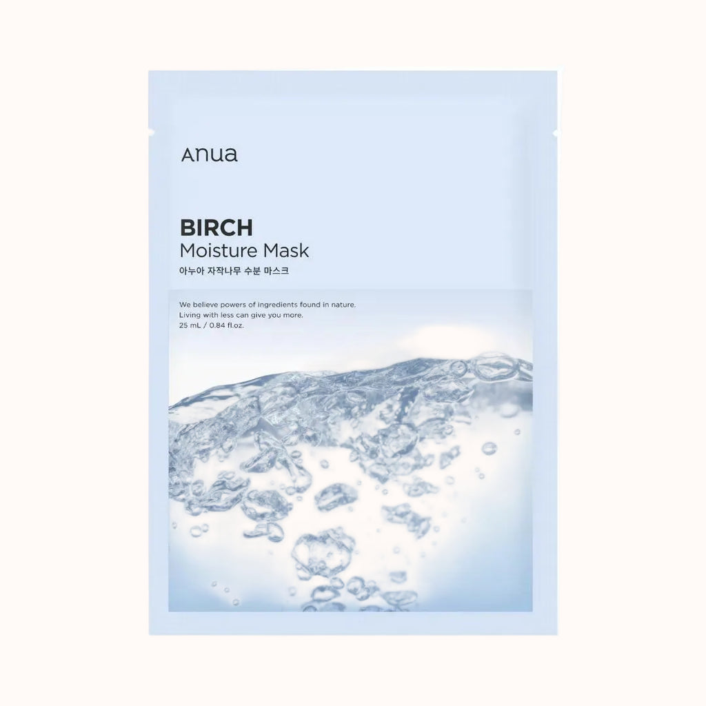 Anua - Birch Moisture Mask – Feuchtigkeitsspendende Tuchmaske mit Birkensaft – 25 ml