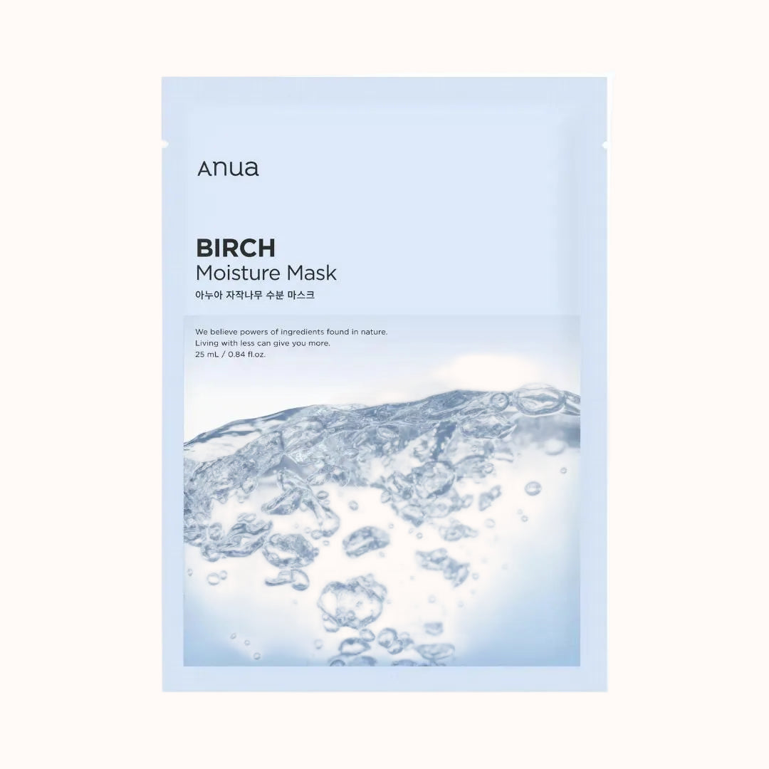 Anua - Birch Moisture Mask – Feuchtigkeitsspendende Tuchmaske mit Birkensaft – 25 ml