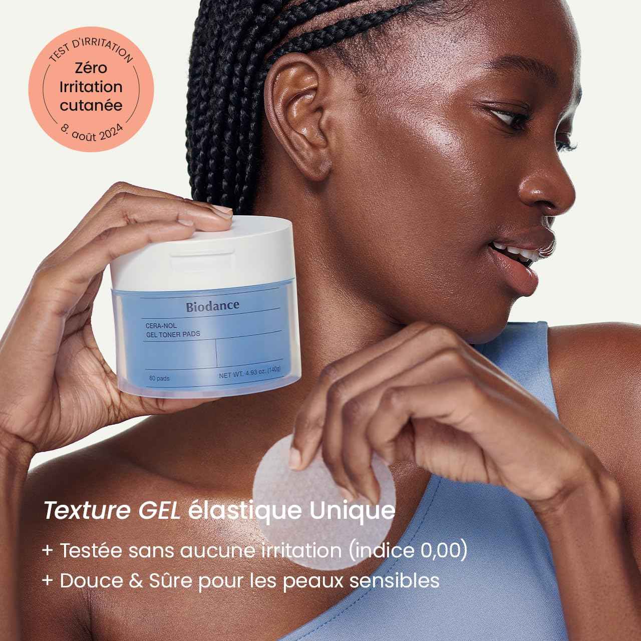 BIODANCE Cera-Nol Gel Toner Pads 60 Pads