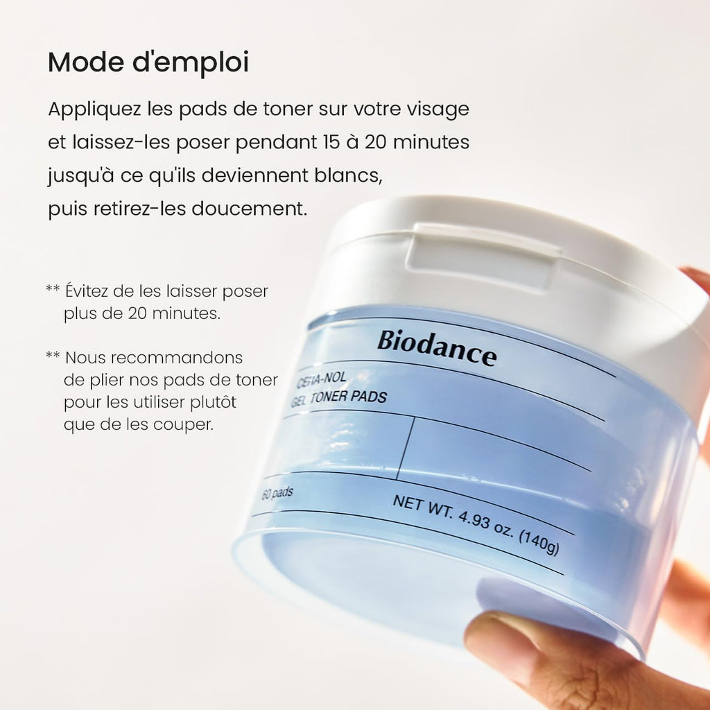 BIODANCE Cera-Nol Gel Toner Pads