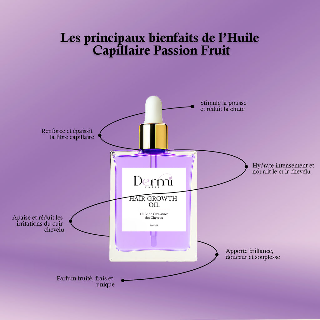DERMI PASSION FRUIT HAIR OIL