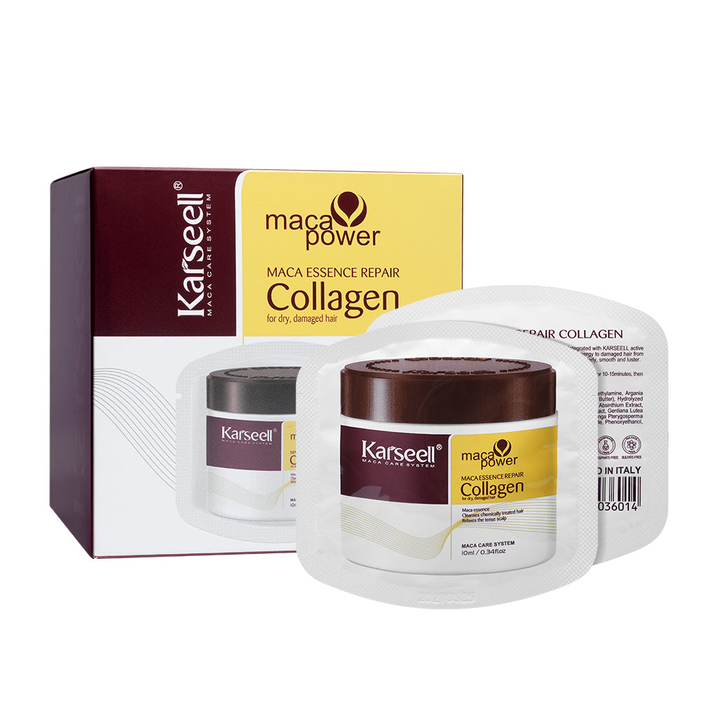 Masque Capillaire au Collagène Karseell - Lot de 24 Sachets
