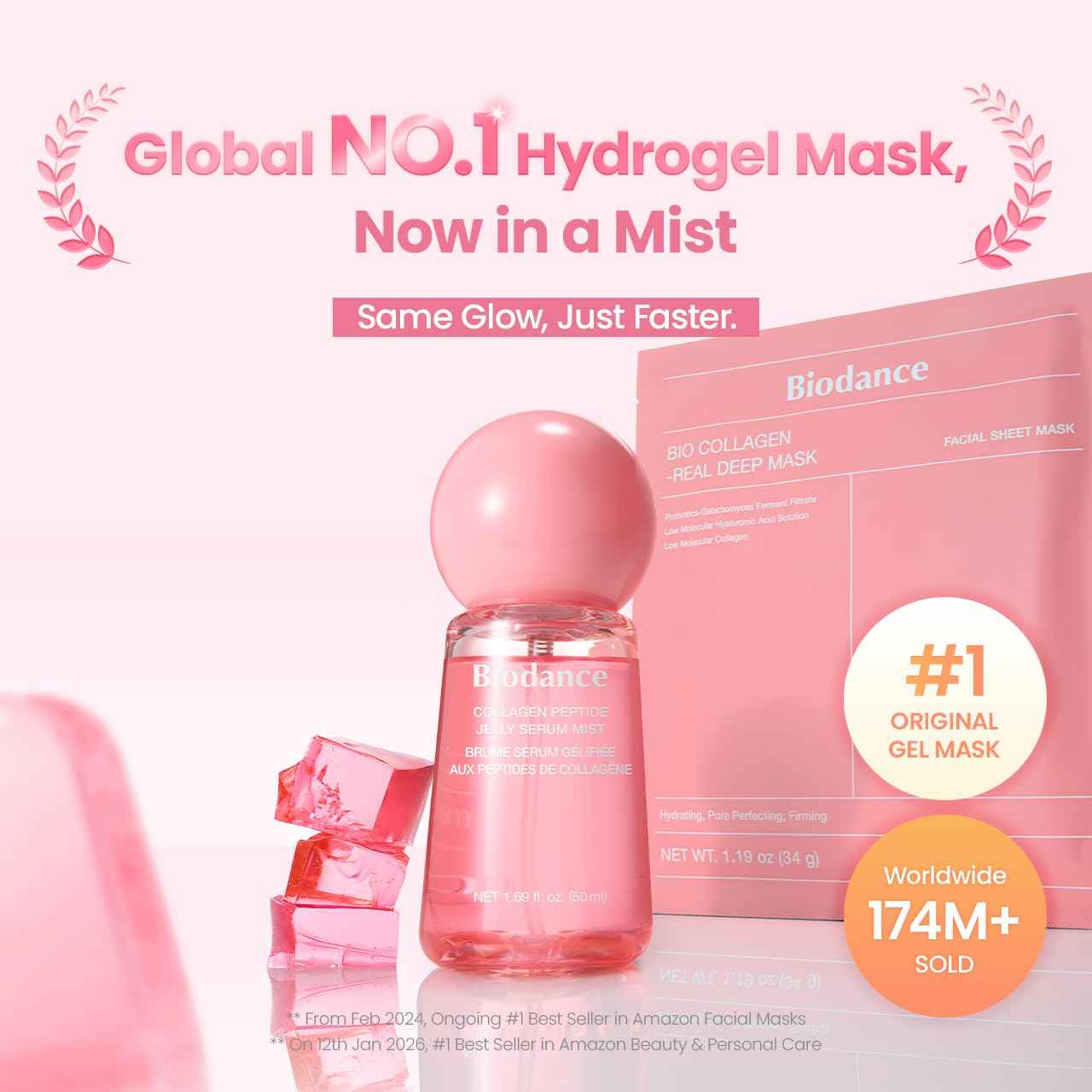 BIODANCE Collagen Peptide Jelly Serum Mist 50ml