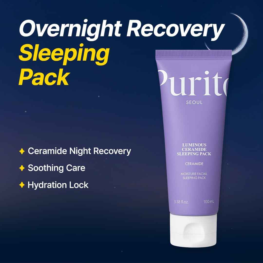 PURITO SEOUL – Luminous Ceramide Sleeping Pack 100ml