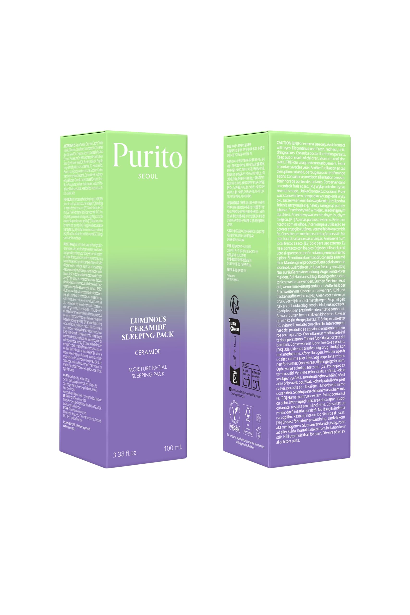 Night cream for sensitive skin