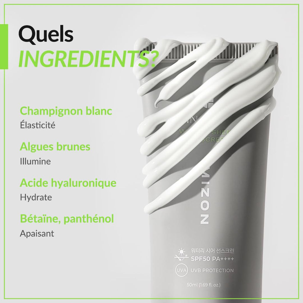 Crème solaire hydratante visage