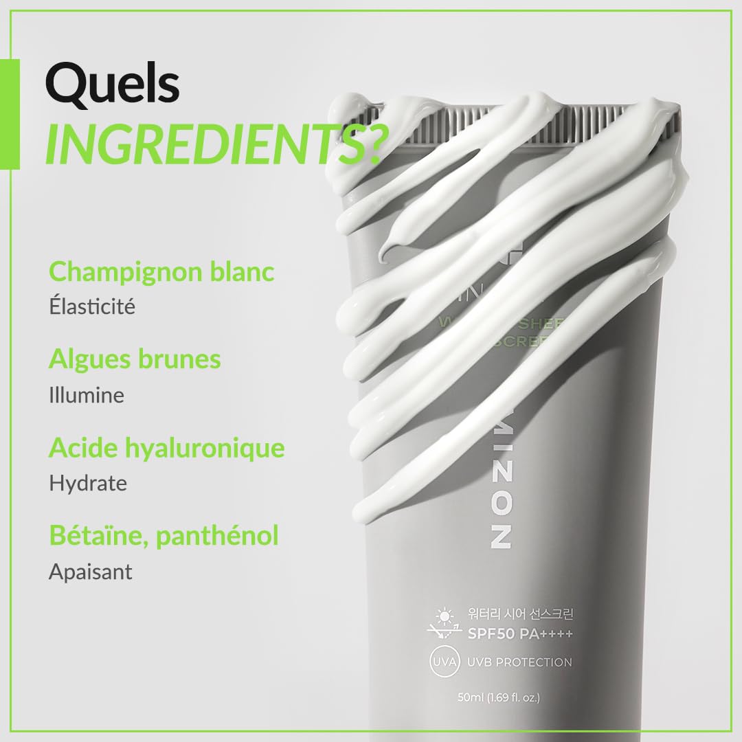 Crème solaire hydratante visage