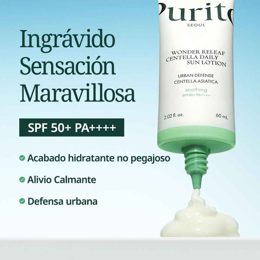 PURITO SEOUL – Wonder Releaf Centella Daily Sun Lotion SPF50+ PA++++ 60ml