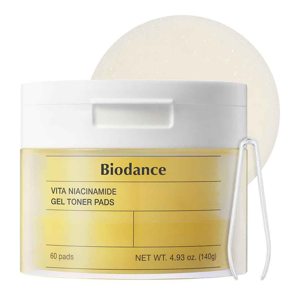 BIODANCE Vita Niacinamide Gel Toner Pads 60 Pads