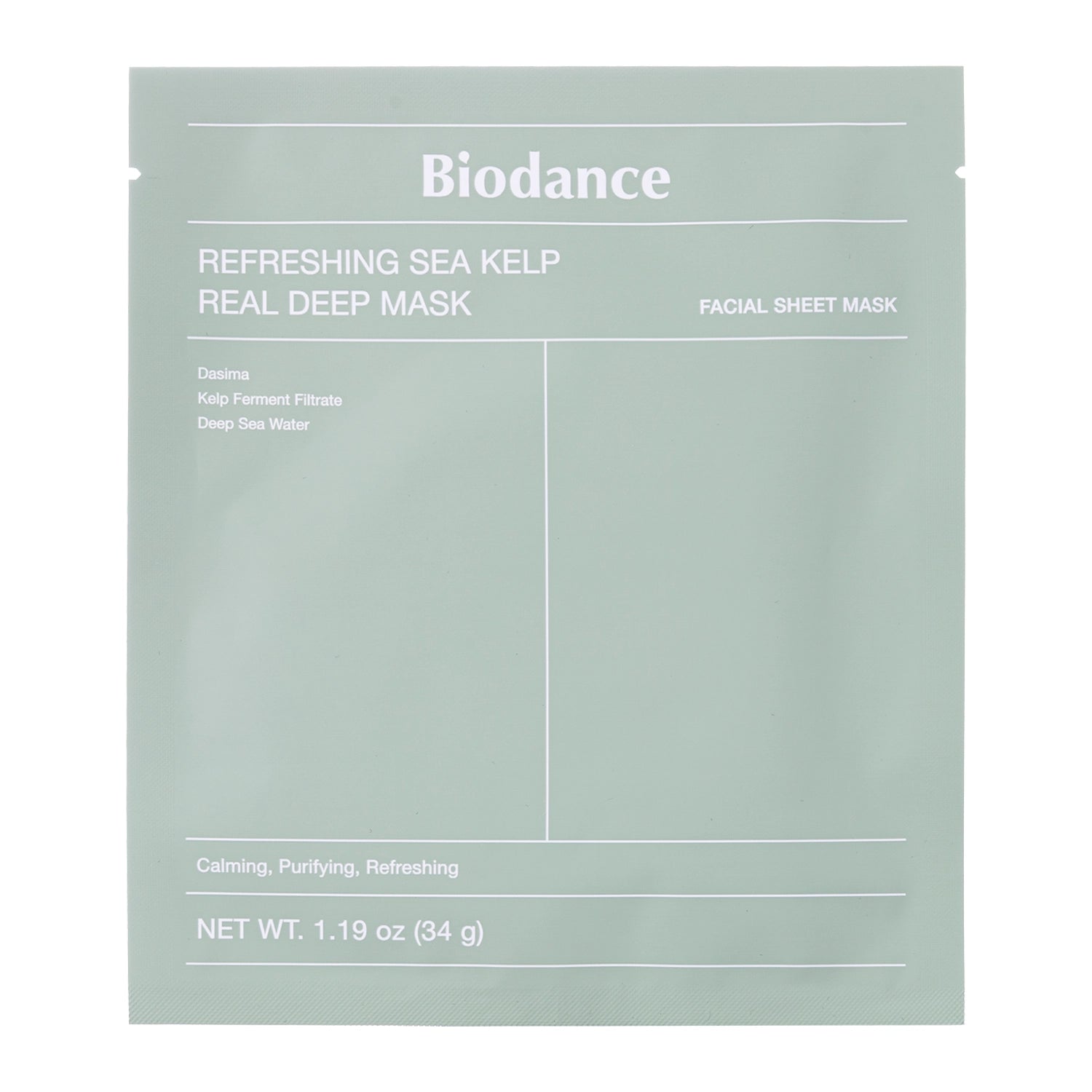 Biodance Refreshing Sea Kelp Real Deep Mask