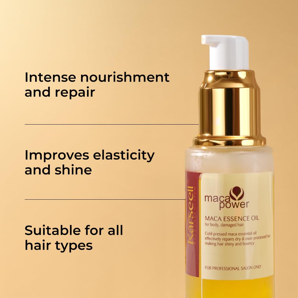 Huile capillaire Maca Essence réparatrice intense.