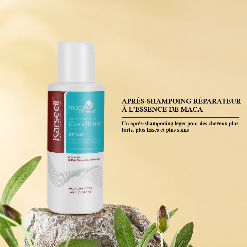 Après-shampoing réparateur Karseell format voyage