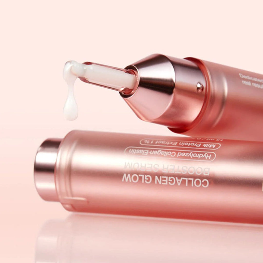 Collagen Glow Booster Serum texture lactée